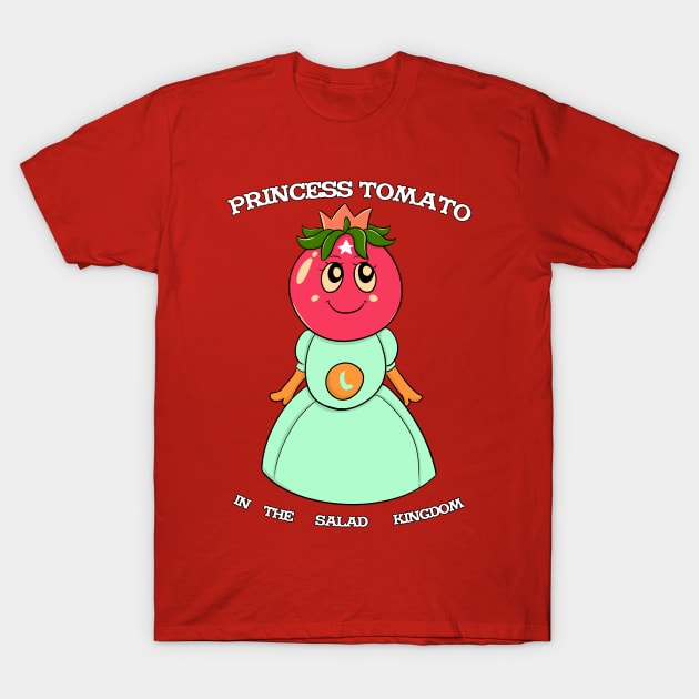 Princess Tomato in the Salad Kingdom T-Shirt by Michelle Rakar